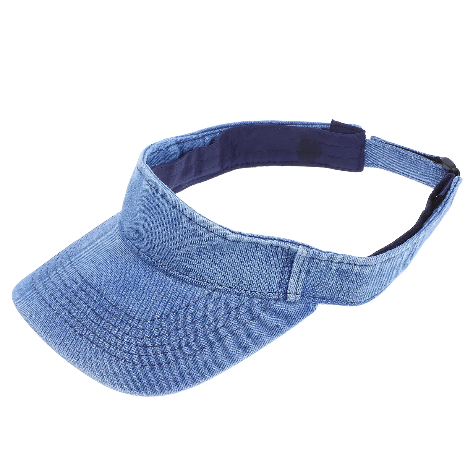 

Vintage Washed Denim Visor Hat Men Women Quick Drying Sun Protection Running Hiking Cycling Beach Mens Visor Golf Visors for Men