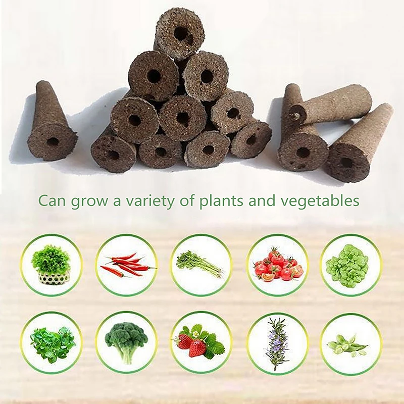 

10Pcs Cultivate Seedlings Smart Plug Sponges For Hydroponic Planting Replace Soilless Cultivation Peat Vegetable Sprout Grow