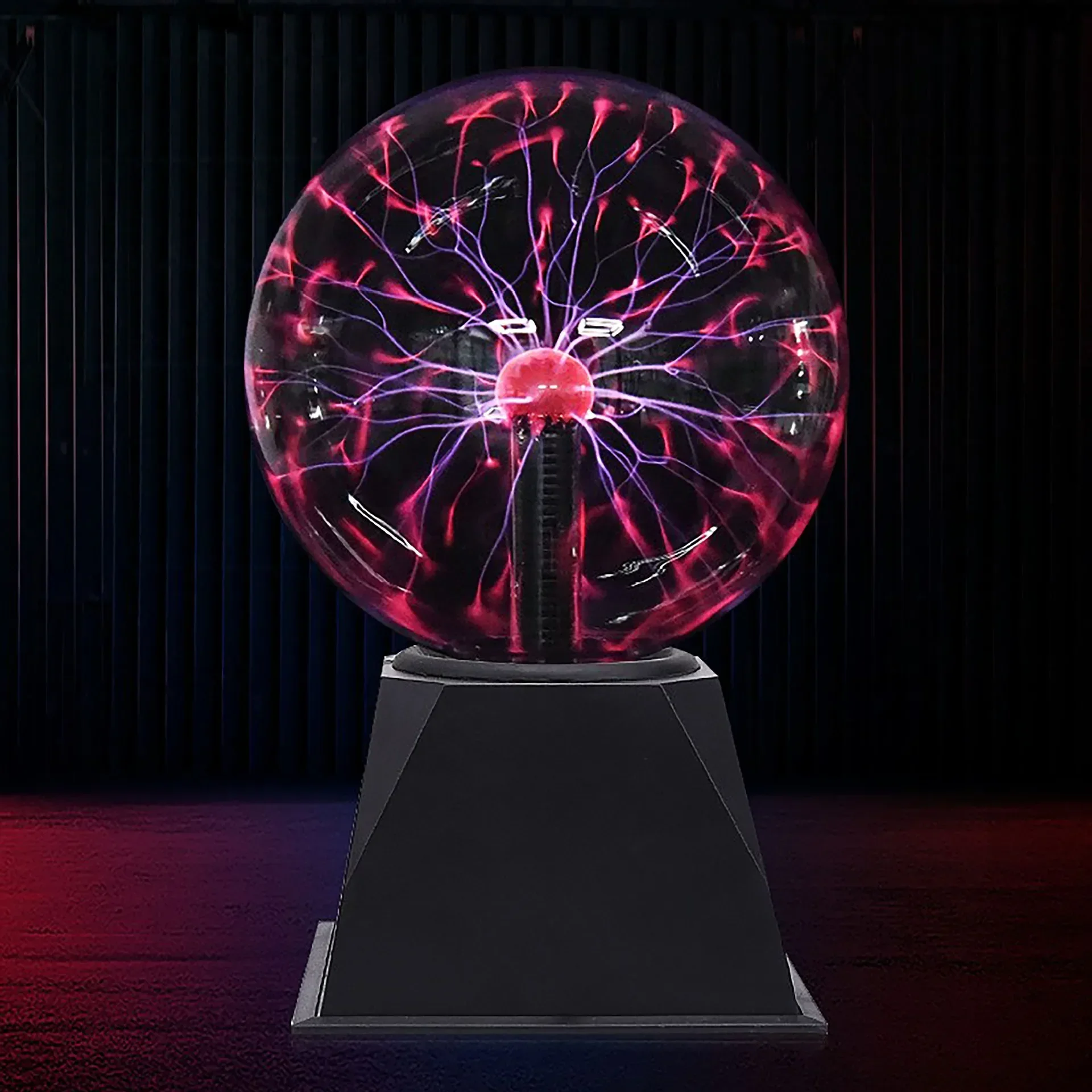 Veilleuse LED boule de plasma magique en verre, éclairage décoratif pour fête de noël