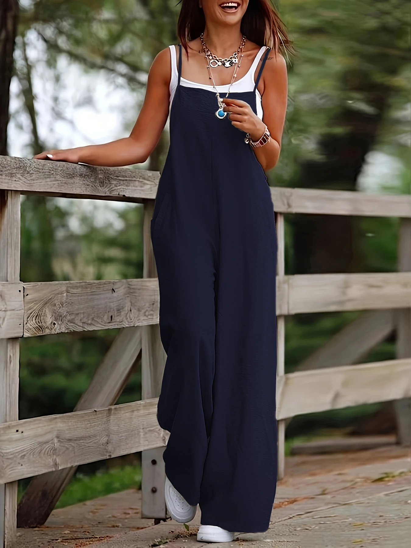 Thumbnail 3 - #31 Trending Womens Wide Leg Jumpsuits Right Now