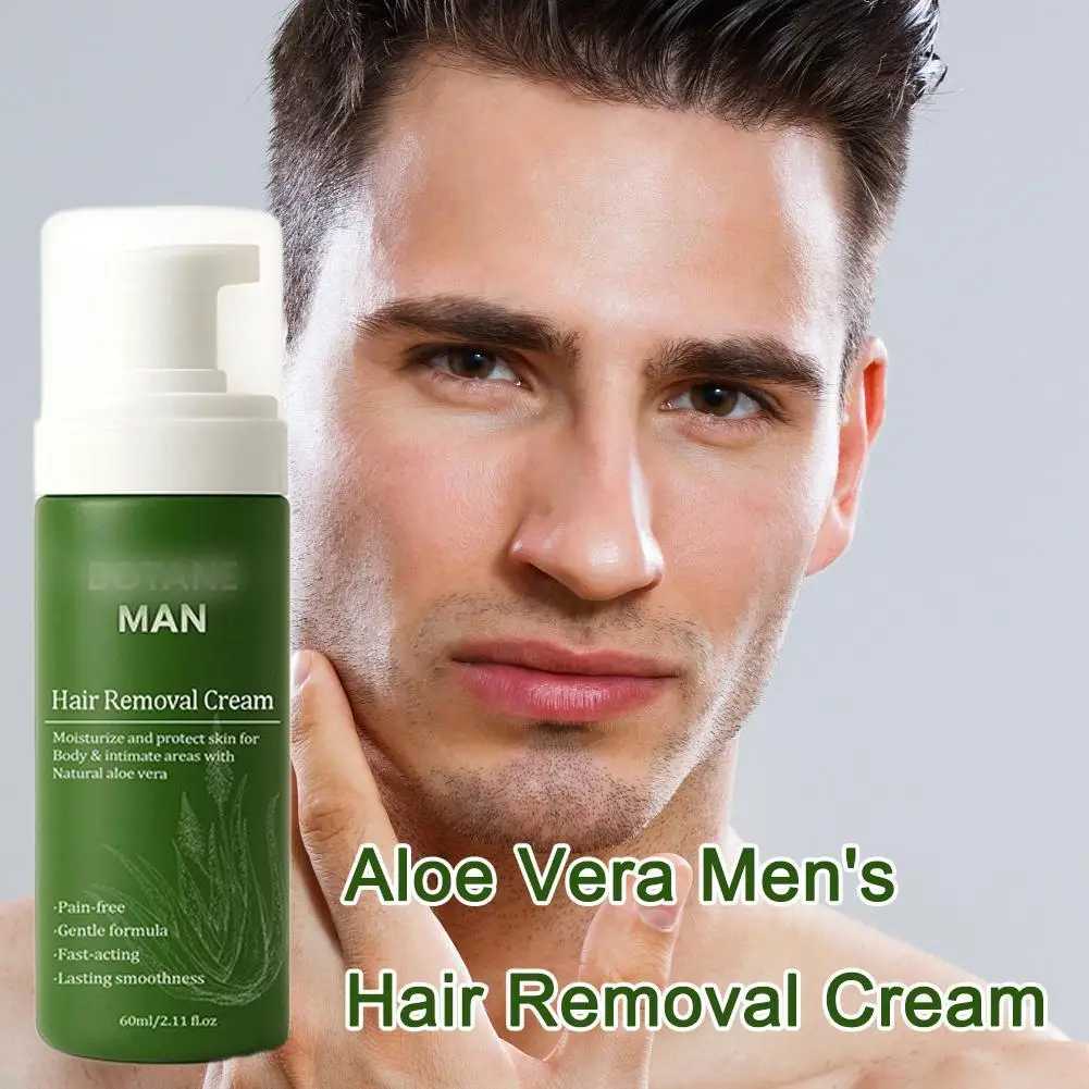

60ml Mild Hair Removal Cream Quick Painless Inhibitor Arm Underarm Legs Intimate Area Men Women