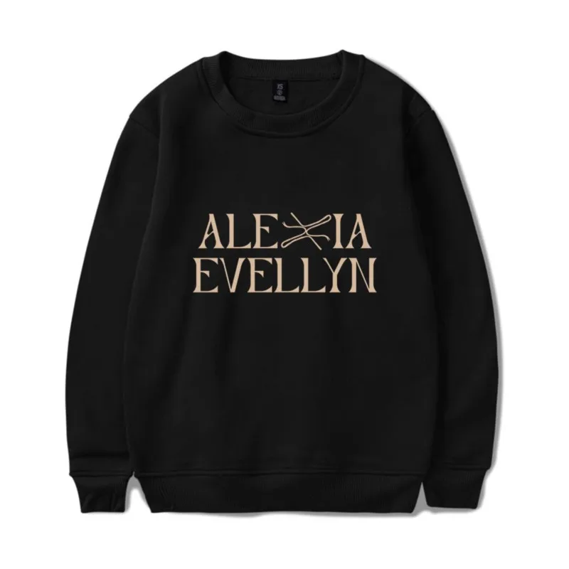 

Свитшот Alexia Evellyn Merch с длинным рукавом и круглым вырезом для женщин/мужчин унисекс зимняя модная уличная одежда