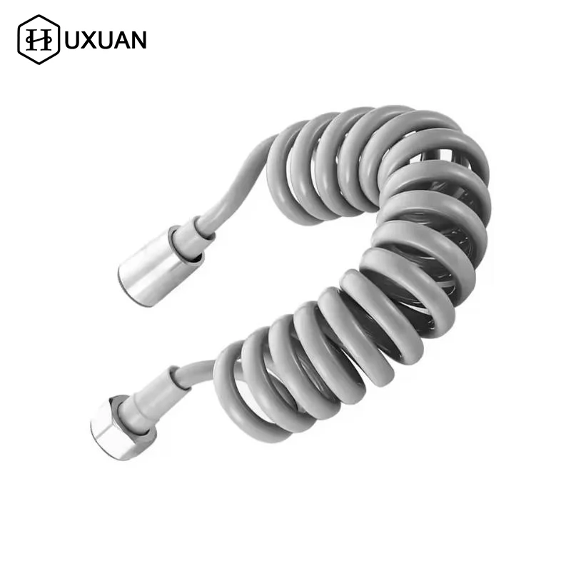 

Гибкий душевой шланг-трубка 2м, 3м, 5м для ванной комнаты, туалета, биде, душевого распылителя, пластиковый, мягкий, типа «телефонная линия»