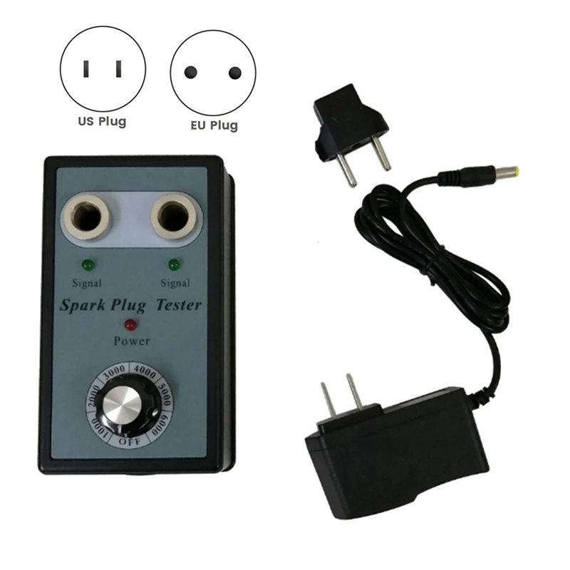 

Car Spark Plug Tester Ignition Testers Automotive Diagnostic Tool Double Hole Detector For 12V Car Truck