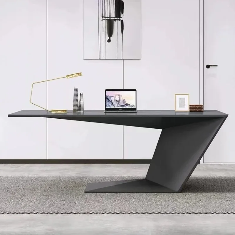 مكتب مكتب جمالي واسع يقف كرسي صغير للكتابة مكاتب الكمبيوتر التنفيذية دراسة طاولة خشبية بيضاء أثاث المراقبة