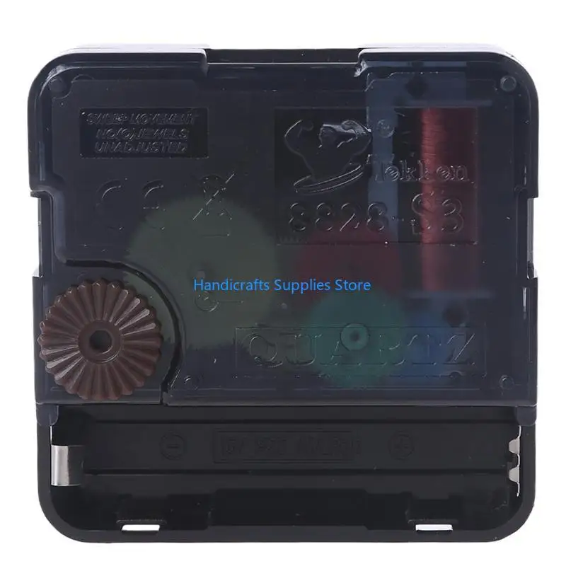 R1WA Wall Clock Motor Movement Mechanisms Silent Battery Powered DIY Repair Parts Replacement with Long Hands