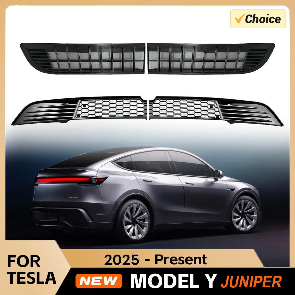 

For Tesla Model Y 2025 Launch Juniper Inner Vent Grille Lower Bumper Anti Insect Net Air Inlet Anti Dust Proof Cover Accessories