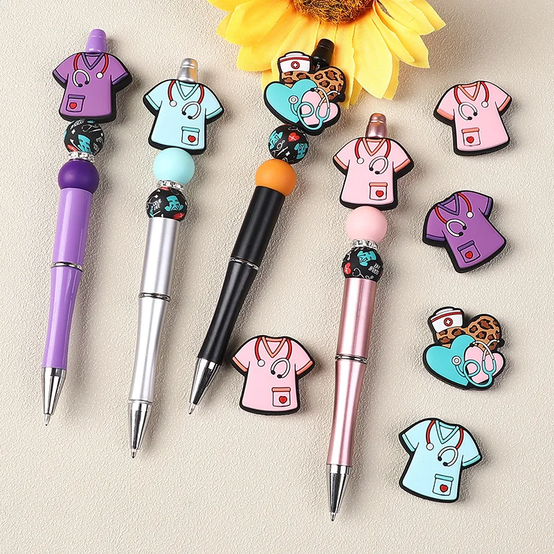 

Творческий мультфильм половина медсестры половина кофе Diy шариковая ручка школьная больница студент медсестра шариковая ручка декоративная