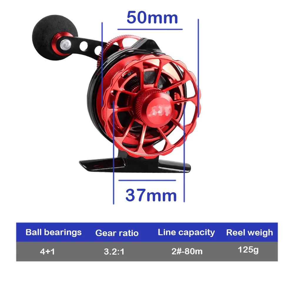 ice fishing rod Rod 53cm Flat Solid tip 2 section Winter Fishing Rod Light weight Glassfiber River Shrimp Carp Fishing Pole