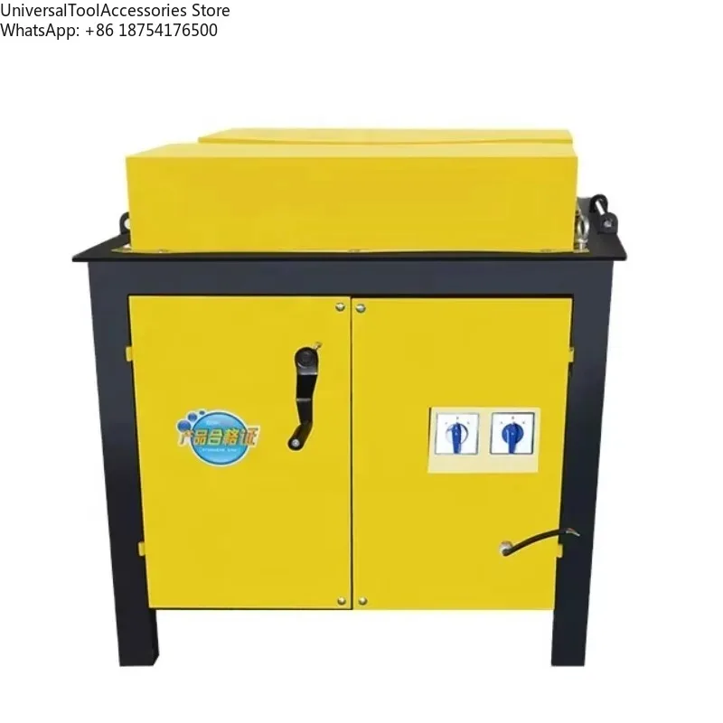 Rebar Rust Wheel Brush Derusting Machine Structural Cleaning Steel Tube Rust Removing Machine