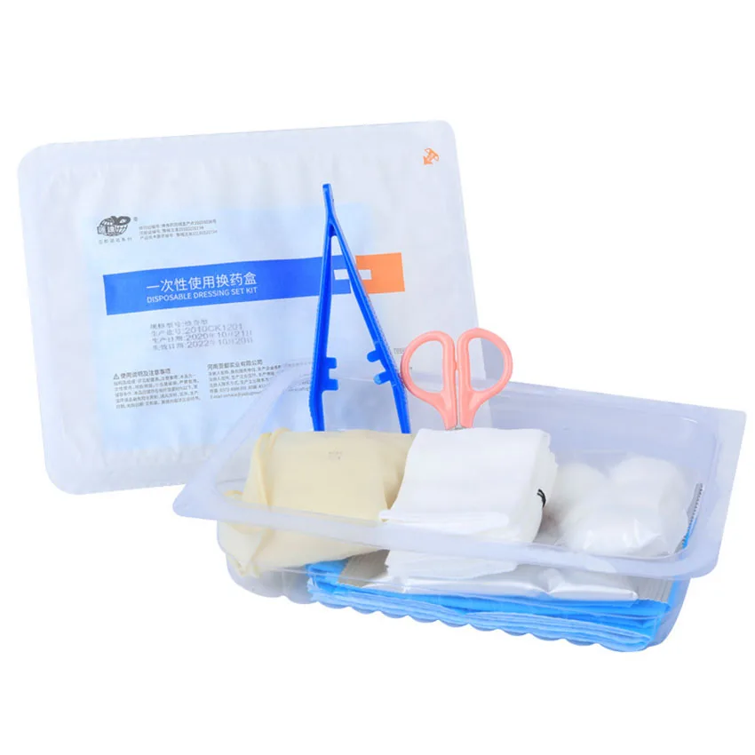 Disposable Dressing Change Box Suture Type Dressing Change Bag Wound Care Bag Suture Kit