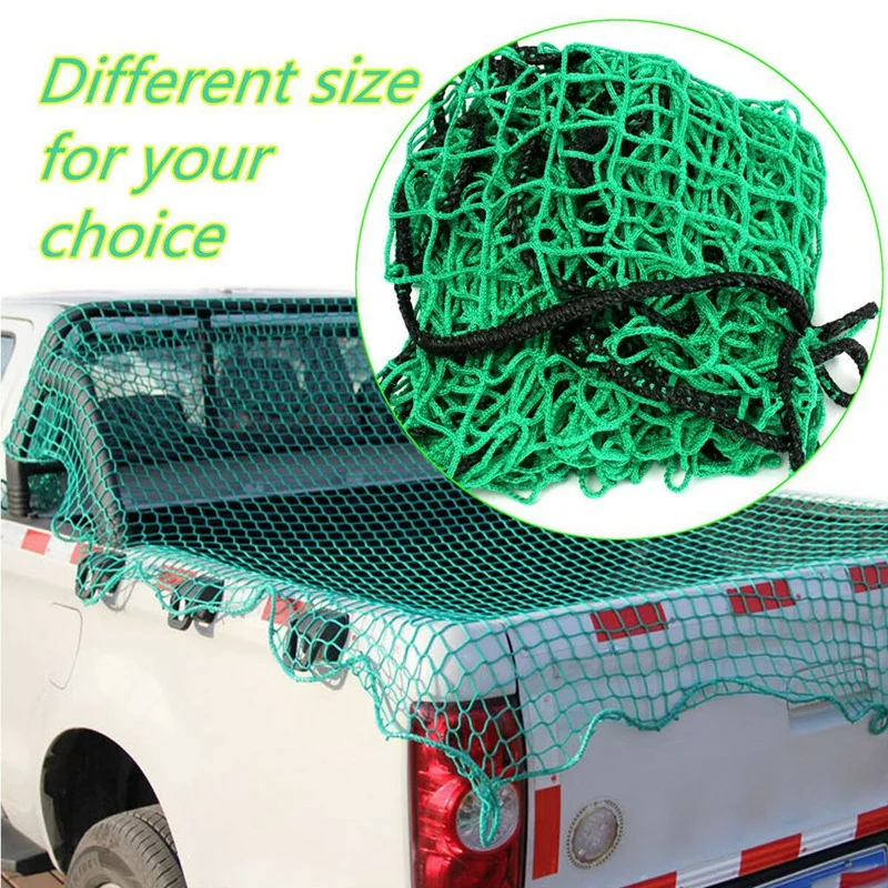 1.5X3M Truck Trailer Mesh Cargo Net Heavy-Duty Cargo Closure Net Pickup Trailer Roof Baggage Net Container Net