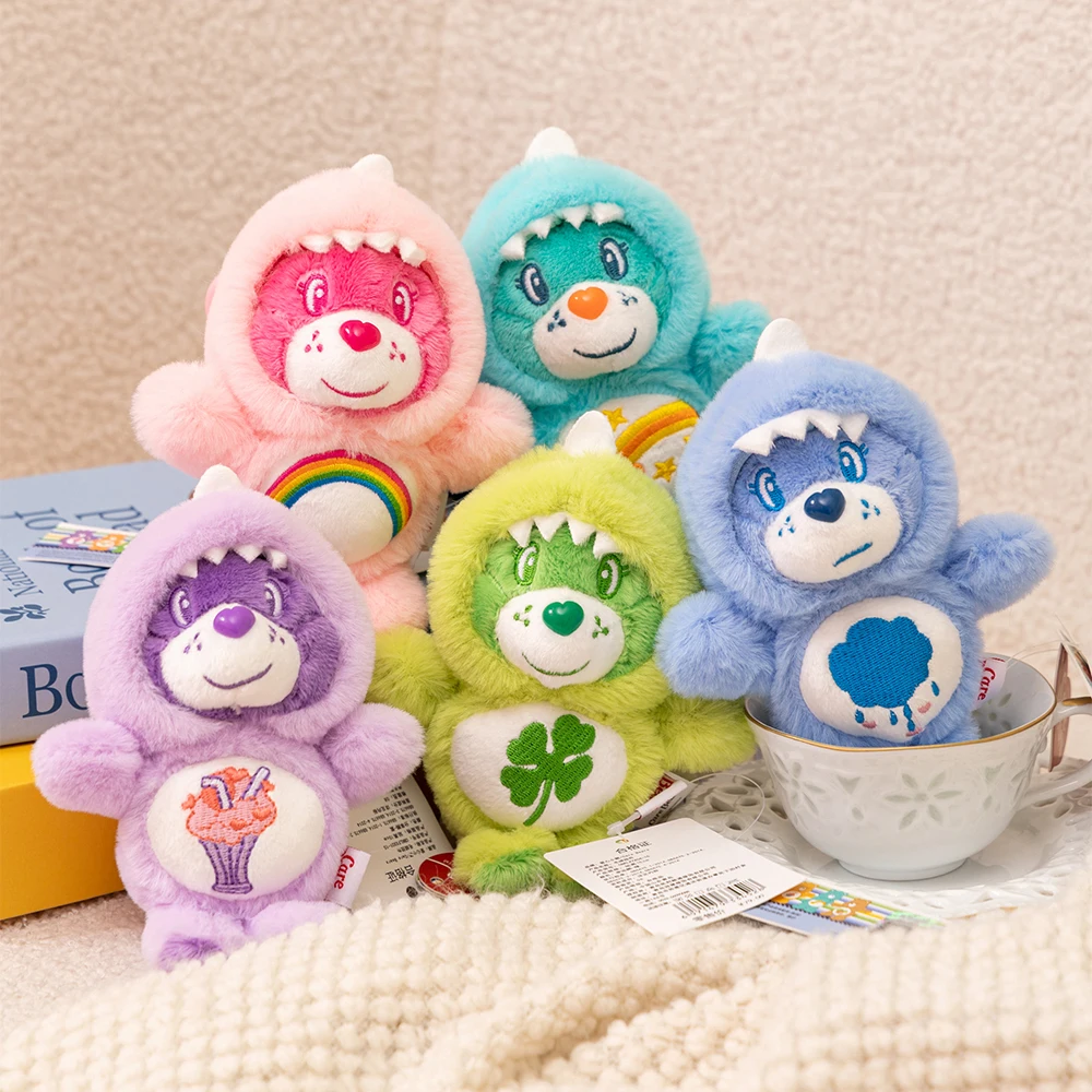 

15 см медведи Care динозавр плюшевый кулон рюкзак для девочек сумки мягкие брелки милый телефон автомобиль медведь плюшевые брелоки