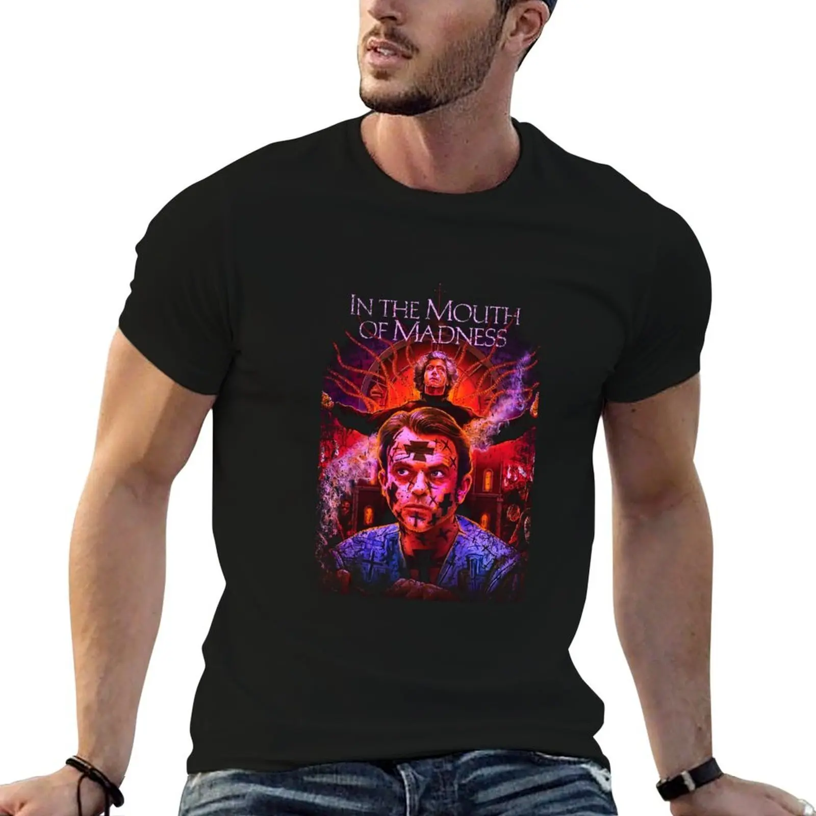 

Cosmic Horror In the Mouth of Madness Unleashed T-Shirt man t shirts for men casual T-Shirt