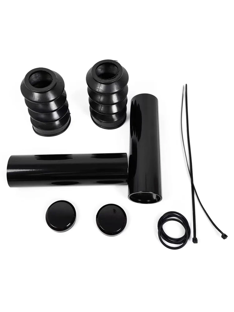 Suitable for Harley Sportster XL883 X48 XL1200 Motorcycle Modified Thickened Shock Absorber Fork Dust Cover Decoration 13-24 2