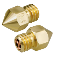 1/2/3Pcs 0.2~1.0mm High quality MK8 Nozzle Brass High Flow 3D Printer Parts For Ender 3 CR10 KP3S Pro Anet A8 A6 A8+ ET4 ET5