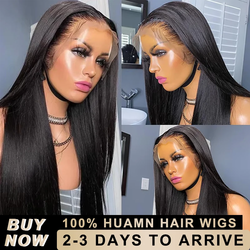 

13x6 Hd Lace Frontal Wig 250 Density Bone Straight Human Hair Wigs 30 40Inch 13x4 Brazilian Preplucked Lace Front Human Hair Wig