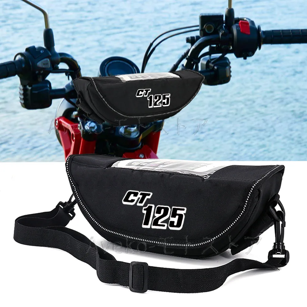 

Handlebar bag For Honda Hunter Cub CT125 ct125 Dustproof and waterproof motorcycle steering wheel navigation bag (all models)