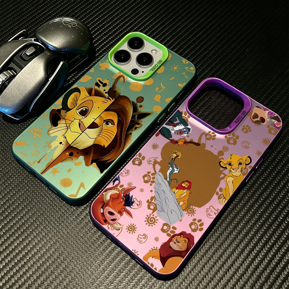 Cool L-Lions King Phone Case for Samsung Galaxy A56 A55 A54 A53 A52 A26 A17 A16 A12 A07 A06 4G 5G Silver Hard Cover
