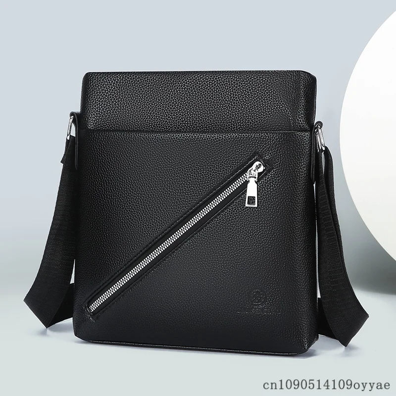 

Men Shoulder Bags Casual Business Handbag Men's Official Document Crossbody Bag Men large capacity Messenger Bag Fashion