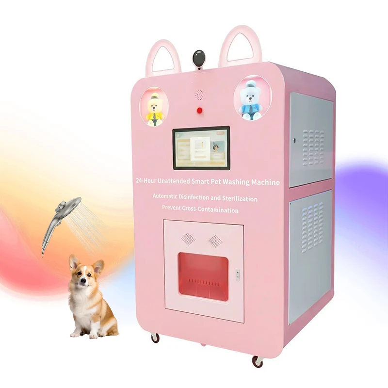 Outdoor Investment Pet Wash Vending Machine Automatic Disinfection Unattended Dog Washing Machine For Public Park Customized