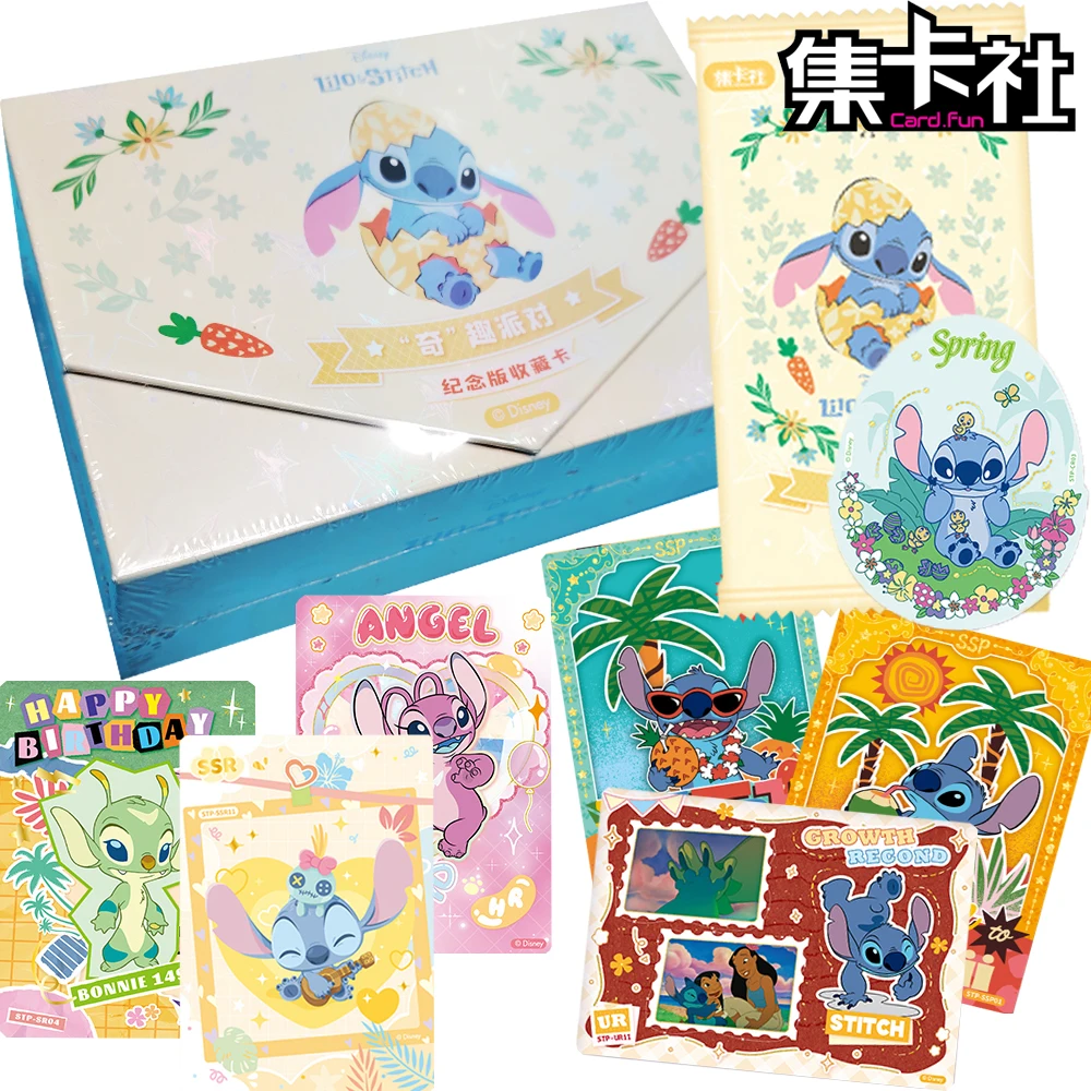 

Original CARD.FUN Lilo & Stitch Collection Cards Fun Party Series Q-version Cartoon Warm Healing Character Cards Creative Gifts