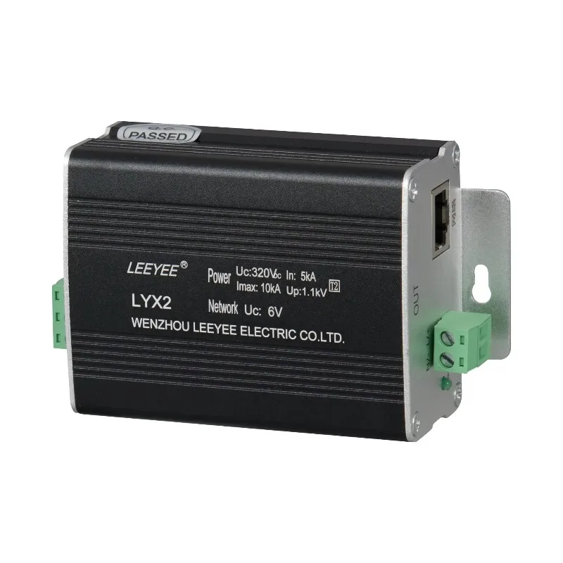 

Imax 10KA In5KA Uc 6V Signal lightning protection Power Network 2 in 1 CCTV Surge Protector Camera Surge Protective Device