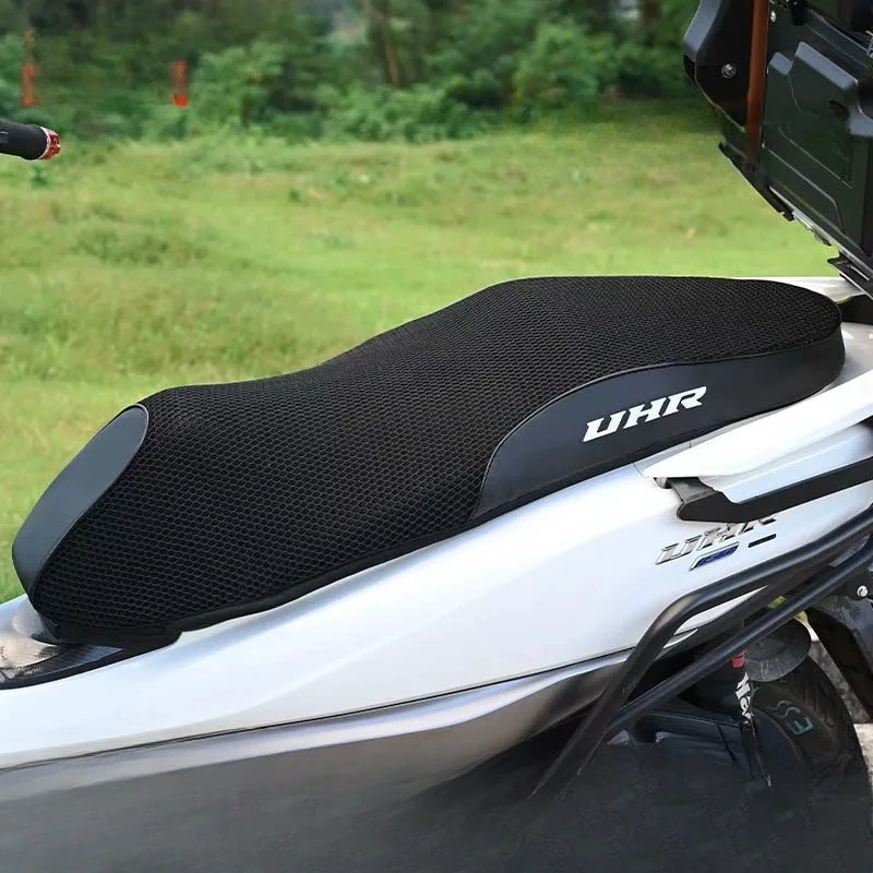 For Haojue UHR150 Seat Cover Heat Insulation Honeycomb Grid Sun Protection and Breathable Seat Cover Modification