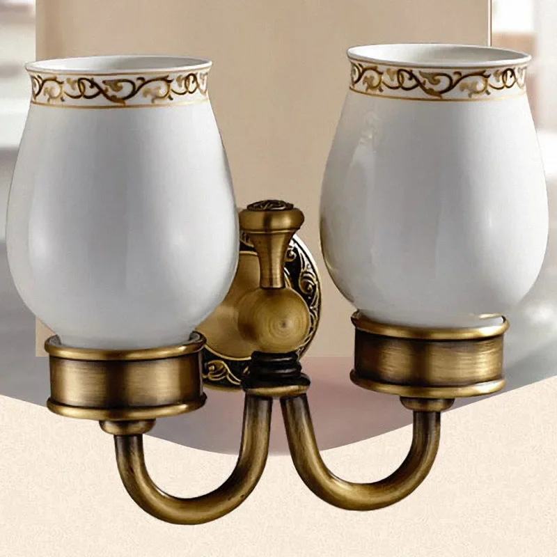 Antike Messing Geschnitzte Handtuch Papier Halter Bad Handtuch Rack Bad Zubehör Retro Wasserhahn Bad Hardware Set