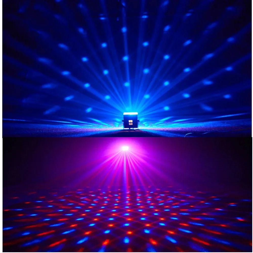 ديسكو مصابيح حفلات RGB ديسكو ستروب المرحلة العارض 2 في 1 تأثير الديسكو والضوء الليلي مزامنة الموسيقى للمنزل الرقص عيد ميلاد ديكور #3