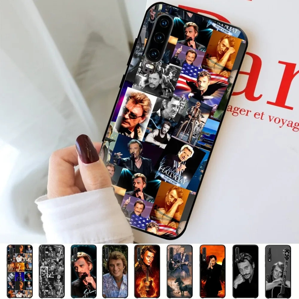 Johnny Hallyday Music Phone Case For Huawei P 8 9 10 20 30 40 50 Pro Lite Psmart Honor 10 lite 70 Mate 20lite