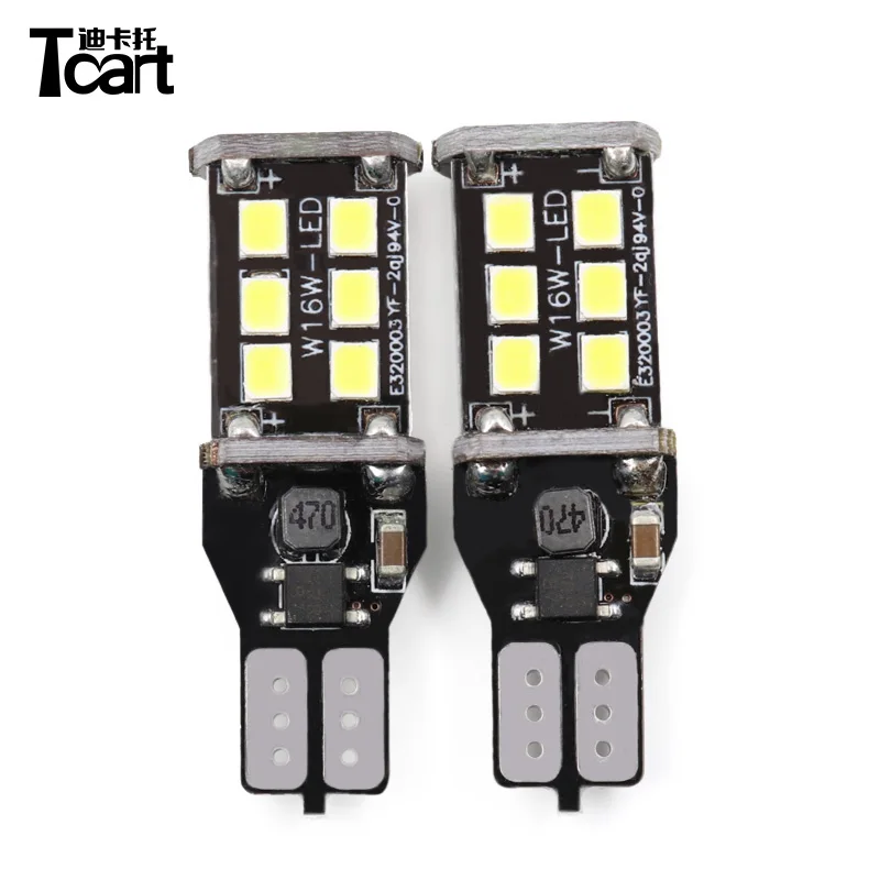 Tcart Car accessories 2x LED CANBUS 2835 Chip High Power Backup Reverse Light backup light For HONDA VEZEL HRV 2015