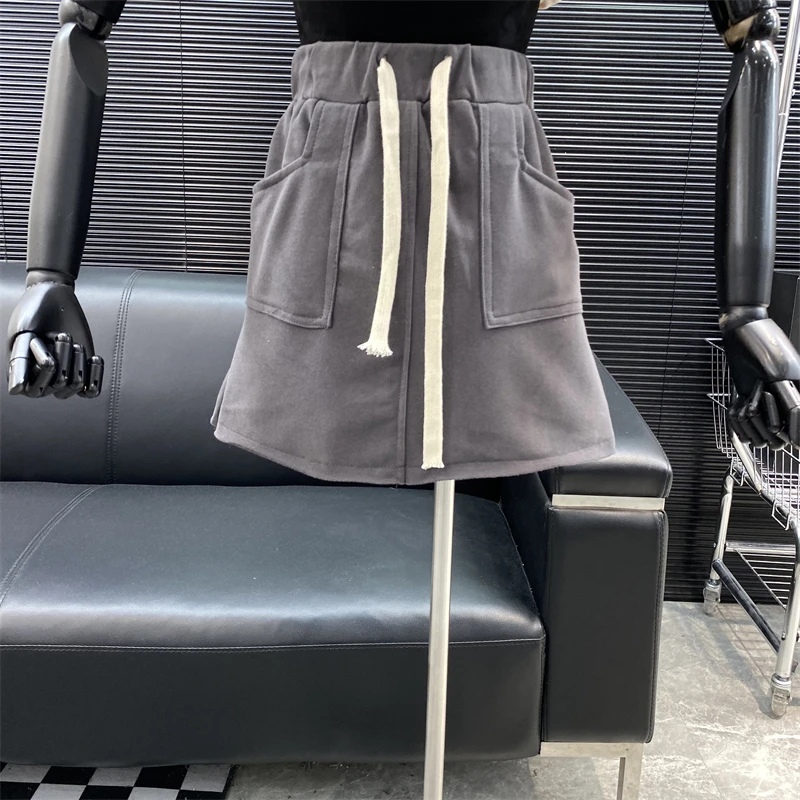 New 2022 fashion Designer new style Famous brand safari style Short skirt summer Drawstring Double pockets High waist skirt