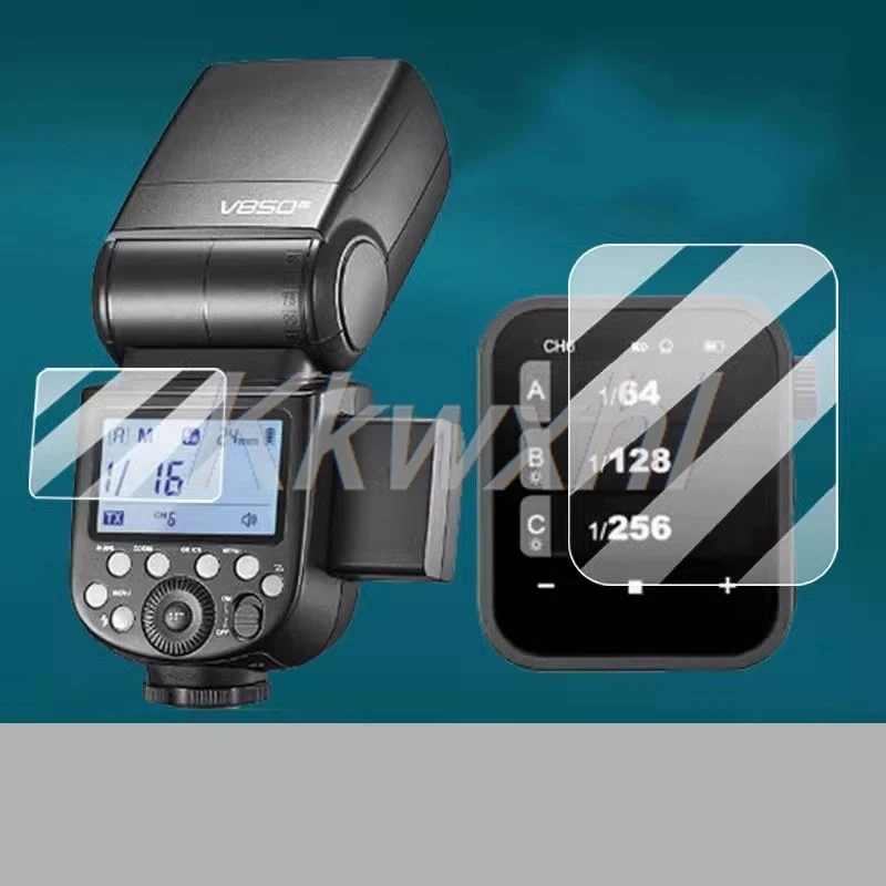 2-4PCS 9H HD Gehärtetem Glas Für Godox V100 V480 V860 III V850 III TT685 II V1/ V1 Pro AD600BM X3 Screen Protector Abdeckung Film – Detail 6
