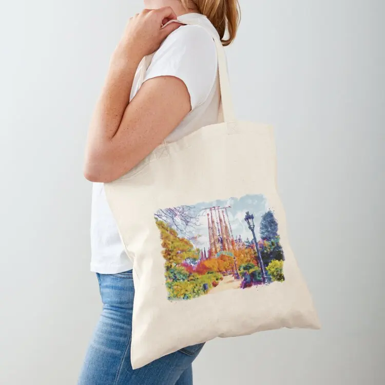 

La Sagrada Familia - Park View Tote Bag canvas bags Candy bags university shopper bag