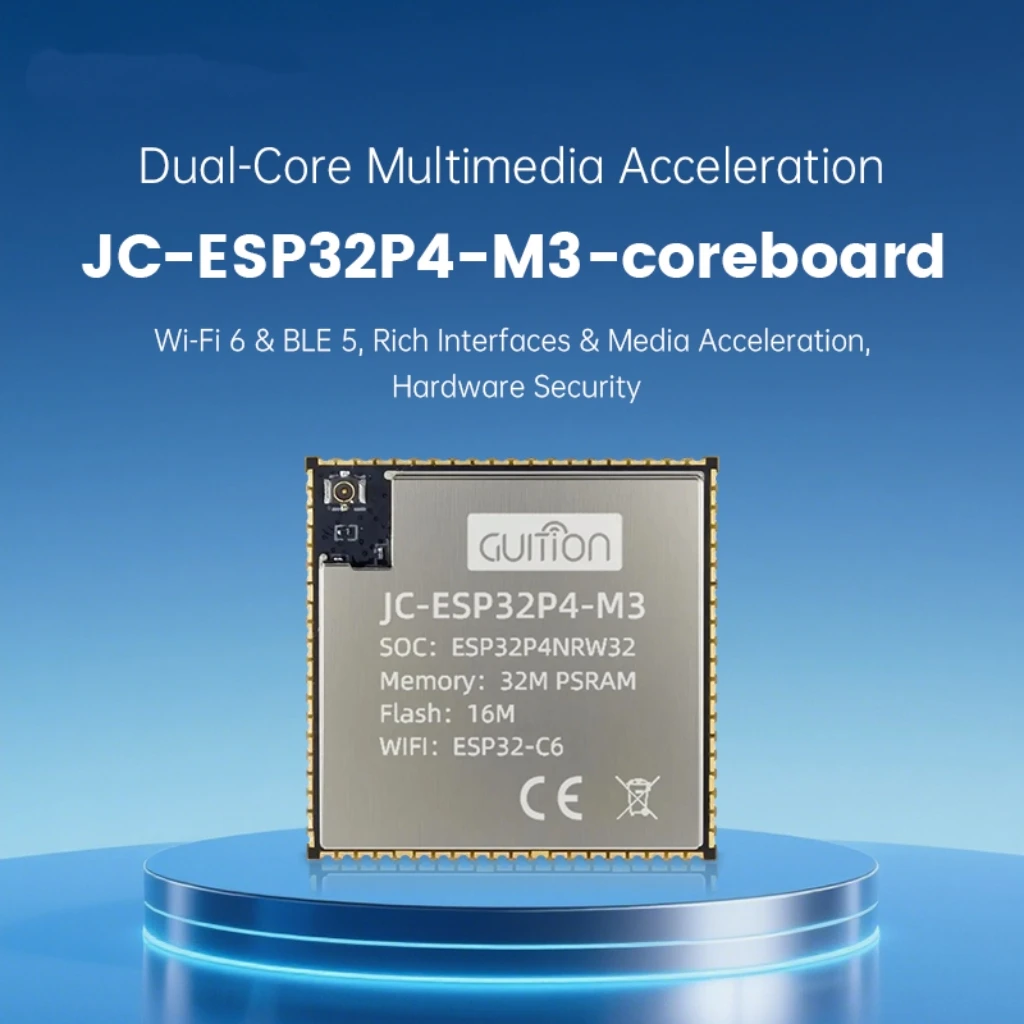 ESP32-P4 Core Board With ESP32-C6 RISC-V Dual Core 32MB PSRAM 16MB Flash WiFi6 Bluetooth5 MIPI CSI DSI IoT Development Module