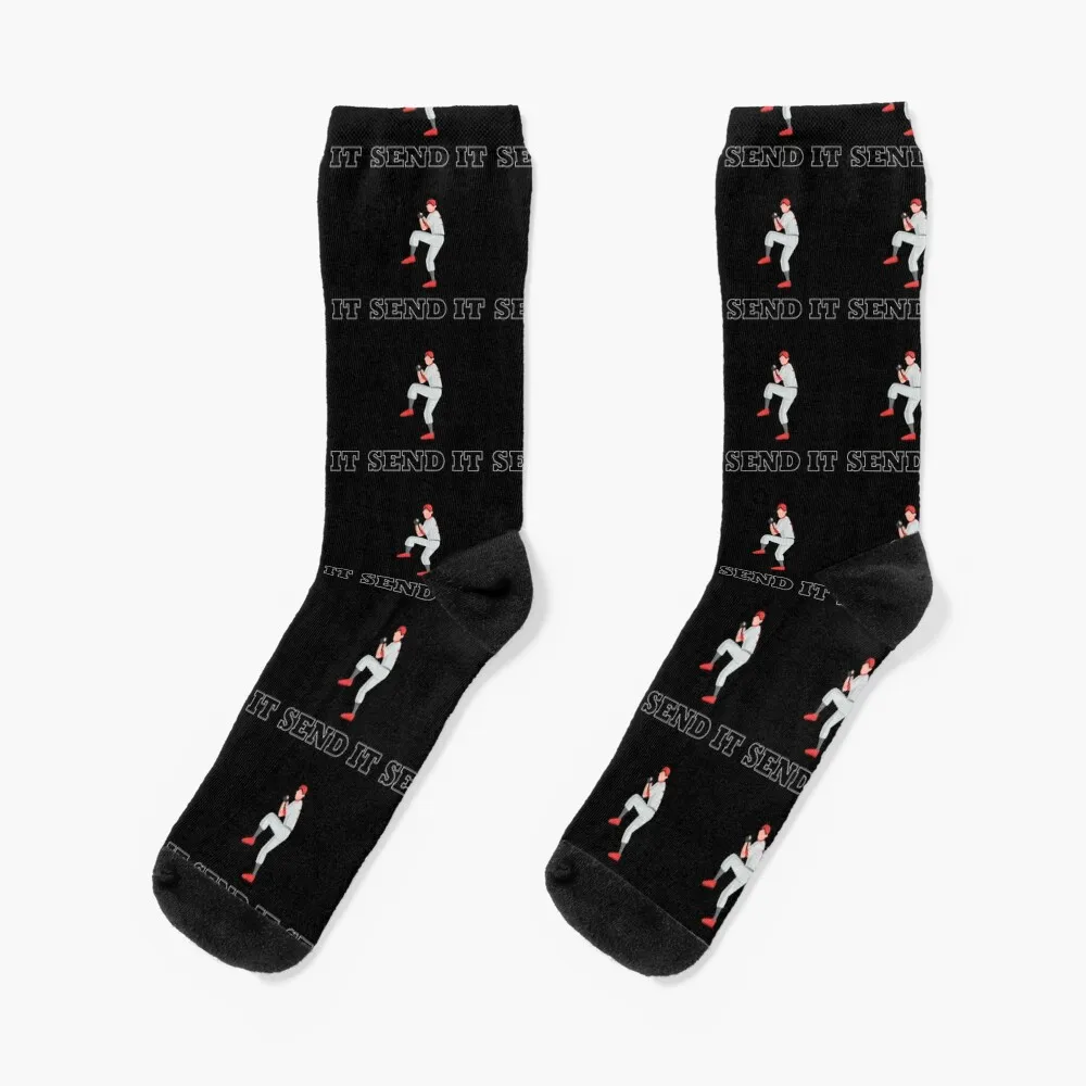 

Trevor Bauer send it Socks Rugby kawaii short Men Socks Women's