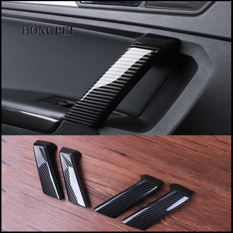 For VW Volkswagen Tiguan 2010-2021 Interior Handle Holder Frame Cover Trim Sticker Car Styling Auto Accessories