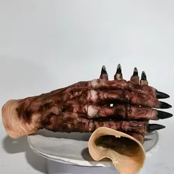 Luvas de mão zumbi para adultos e crianças, luvas de látex, fantasia fantasma, adereços demoníacos assustadores, Halloween Cosplay, venda quente