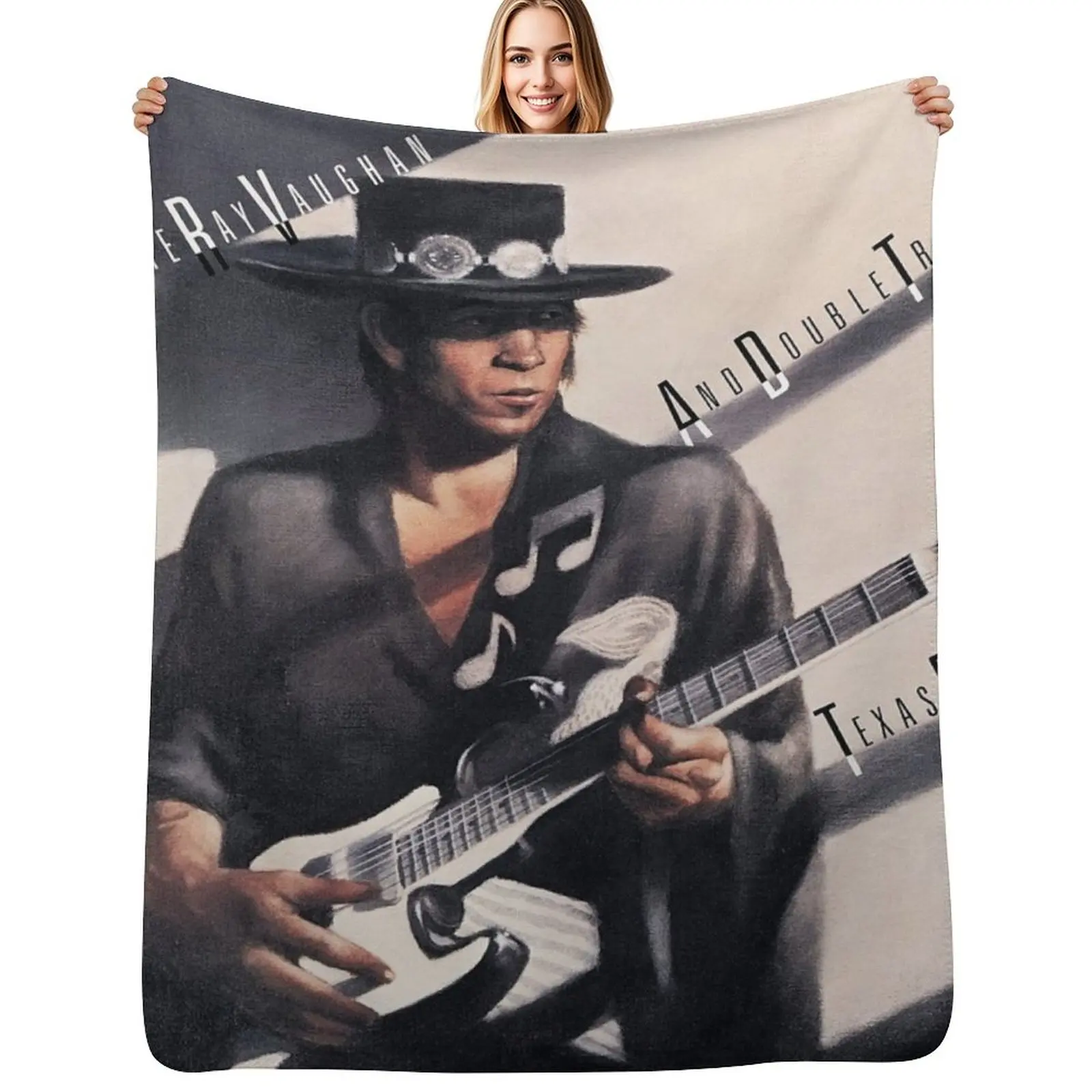 

Texas Flood - SRV. Throw Blanket valentine gift ideas Beautifuls for sofa Flannels Blankets