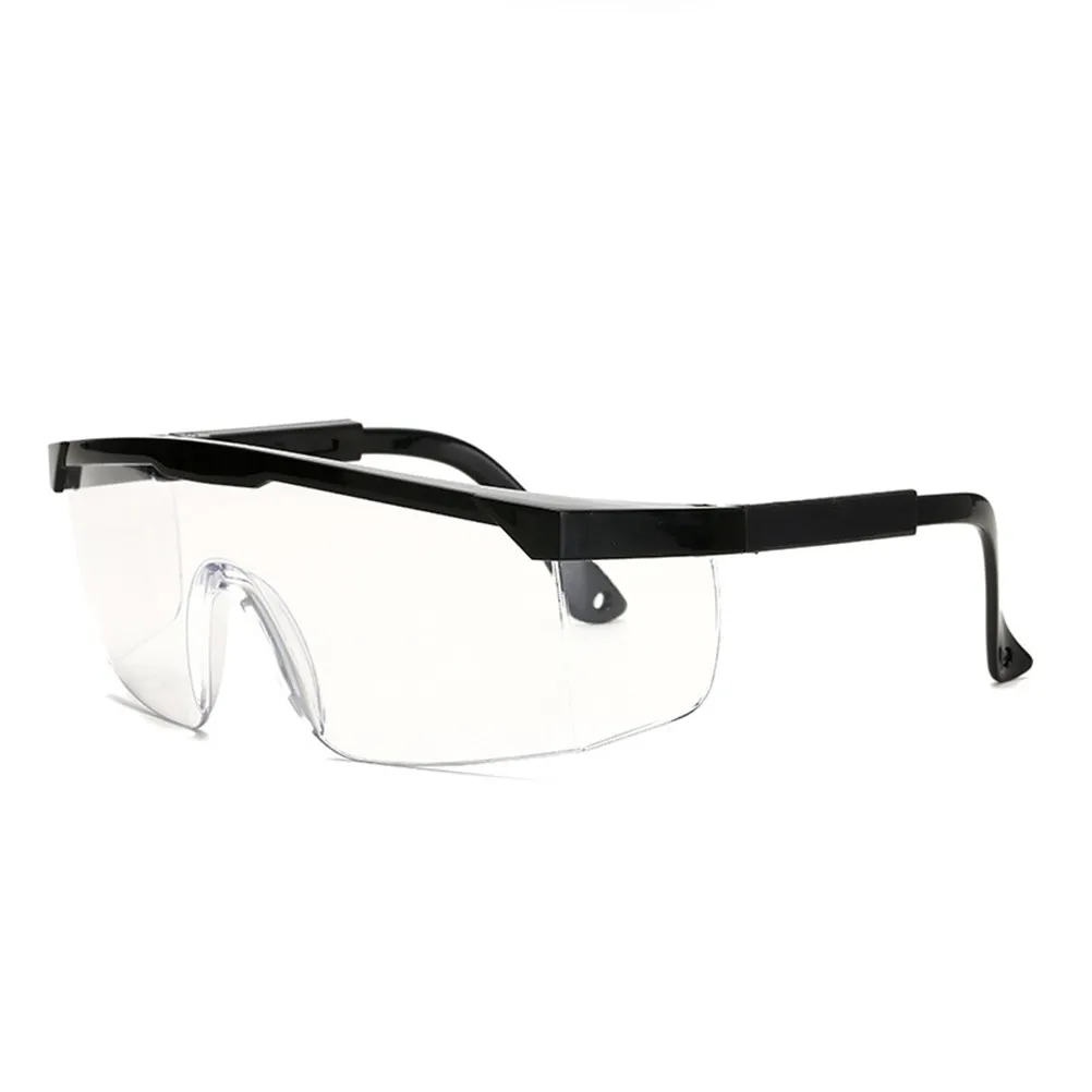 

Adjustable Black Protective Eye Goggles Anti Spray Sand Dust Lightweight Comfortable Glasses for Men Women Outdoor Work