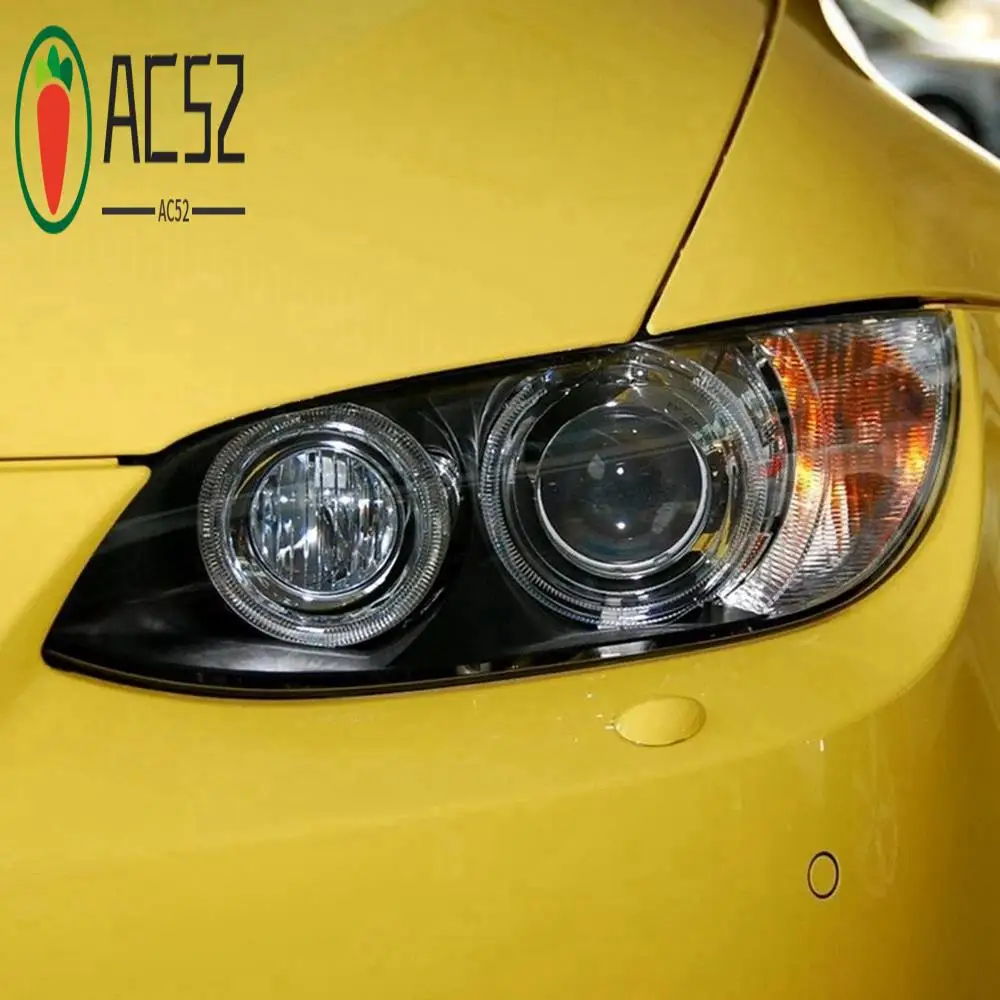 AC52-1Pair Headlight Head Light Lamp Lens Cover For BMW E92 E93 Coupe M3 328I 335I Cabrio 2006-2010