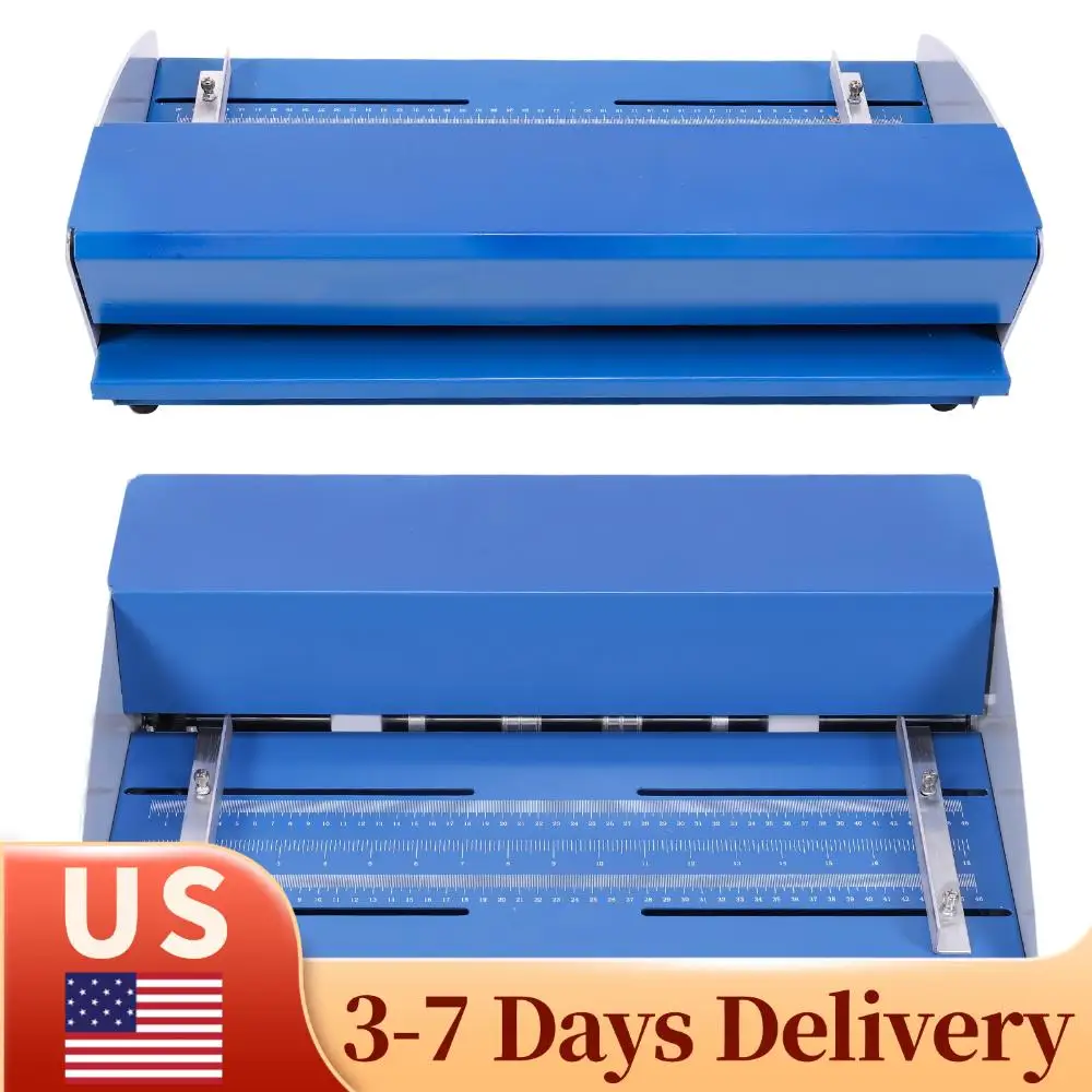 

460mm Electric Creaser Scorer with Scale Ruler Heavy Duty Metal Paper Creaser Scorer for Photos Documents Menus Envelopes Note