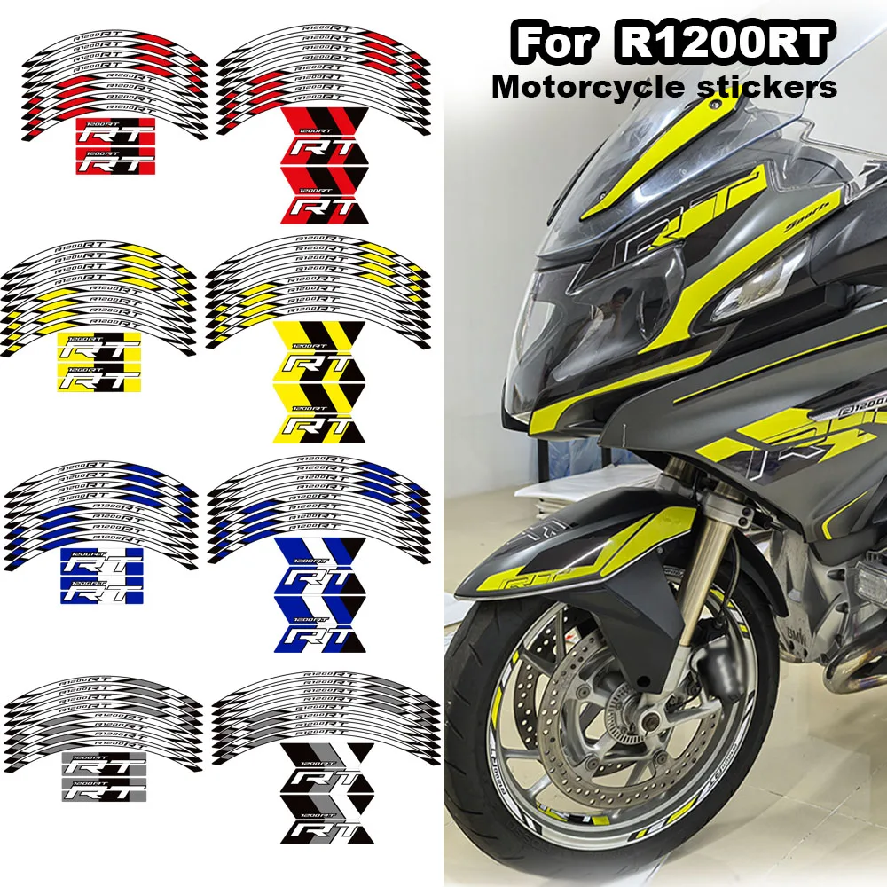 

Motorcycle For BMW R1200RT R 1200 RT Protector Tank Knee Pad Grips Gas Fuel Oil Stickers Decals kit Luggage Cases Fender PVC
