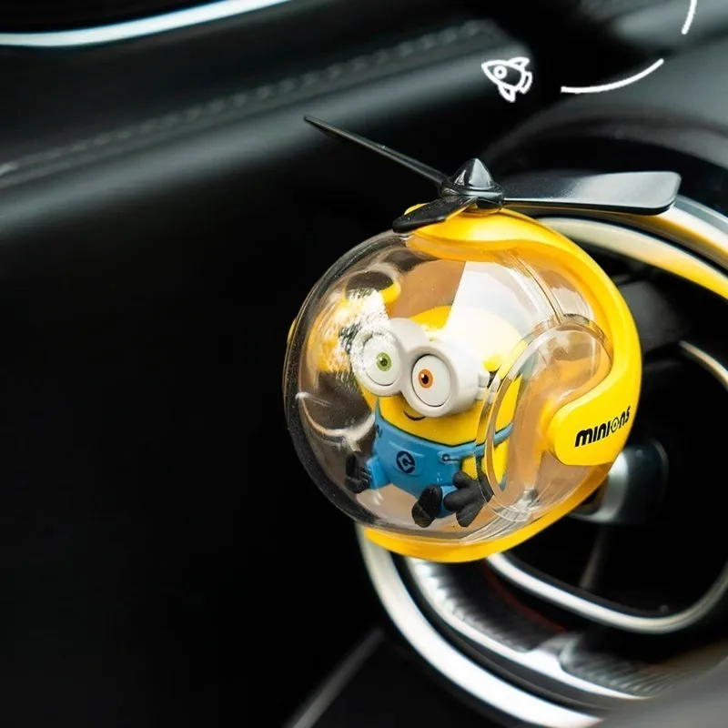 

Minionsed Car Air Freshener, Cute Cartoon Car Vent Perfume Clip Creative Aromatherapy Balm Ornament Lovely Auto Interior Gift
