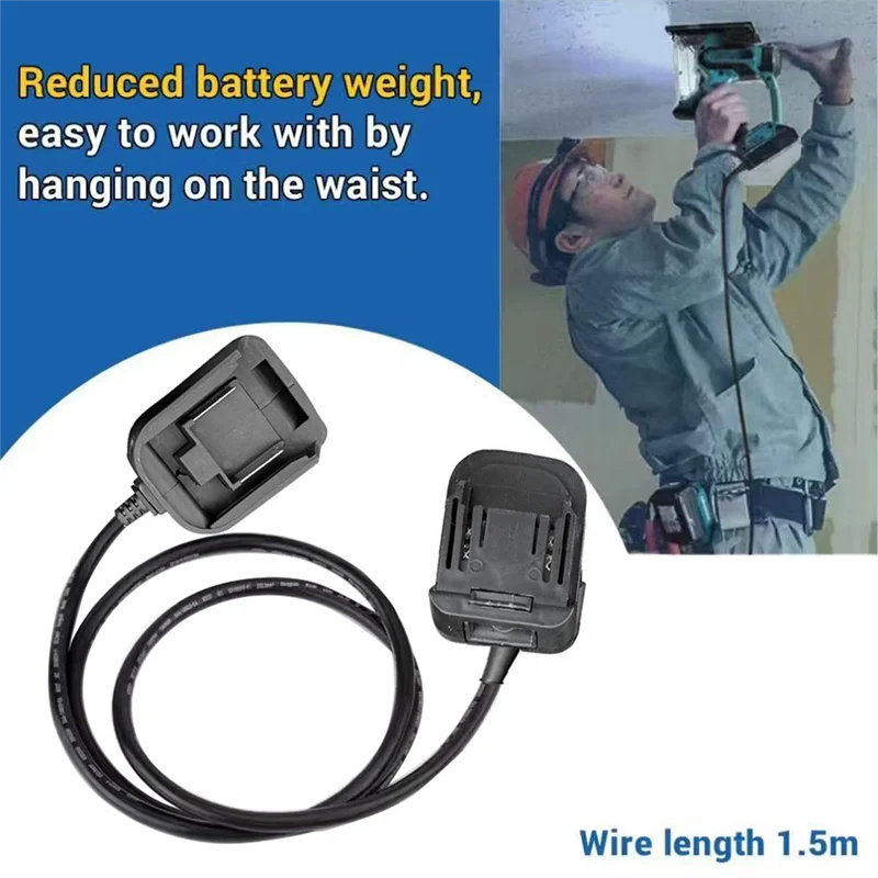 

A95I-Li- Battery Adapter Converter Extended Line Weight Reducer For 18V Tools, For Lomvum Zhipu Hongsong 21V Lithium