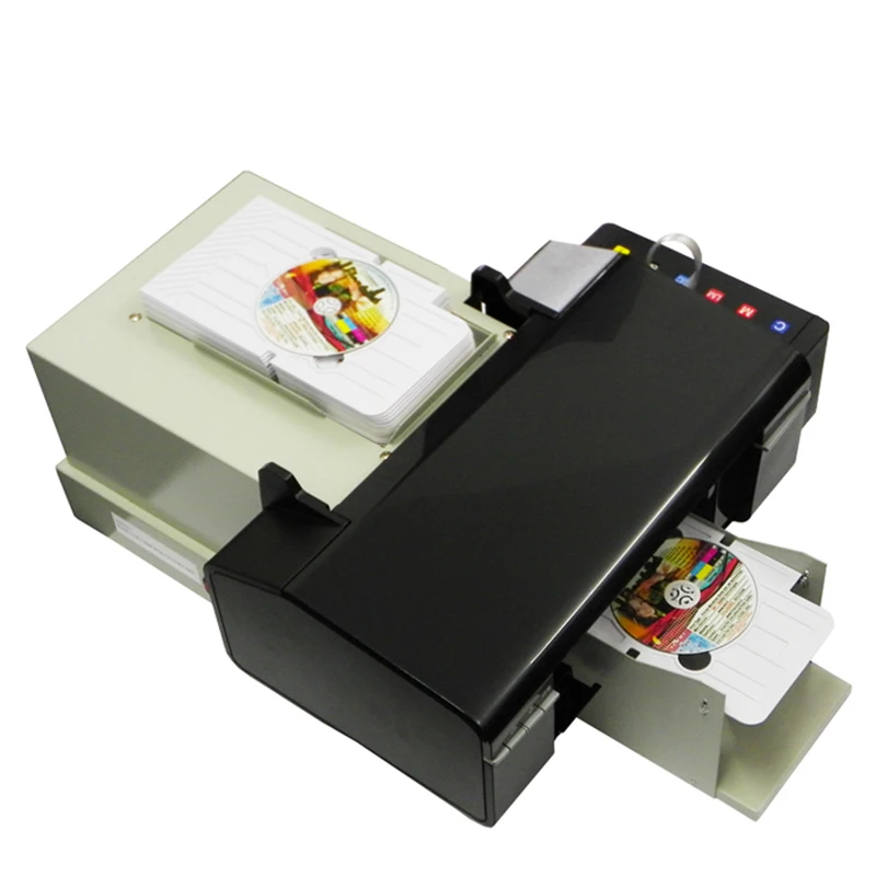 FCOLOR Automatical Plastic PVC ID Card Printer Machine for 100pcs PVC Card Printing