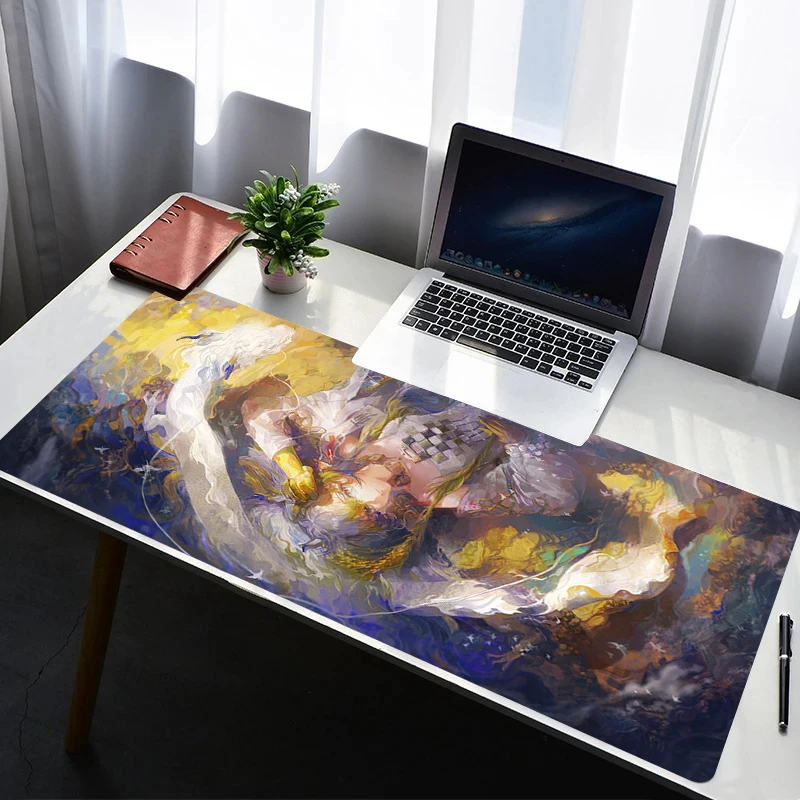 

Mouse Pad Multi Size Gamer Keyboard Pad Desk Mats Extended Arknights Shu Mausepad Office PC Gaming Accessories Mousepad