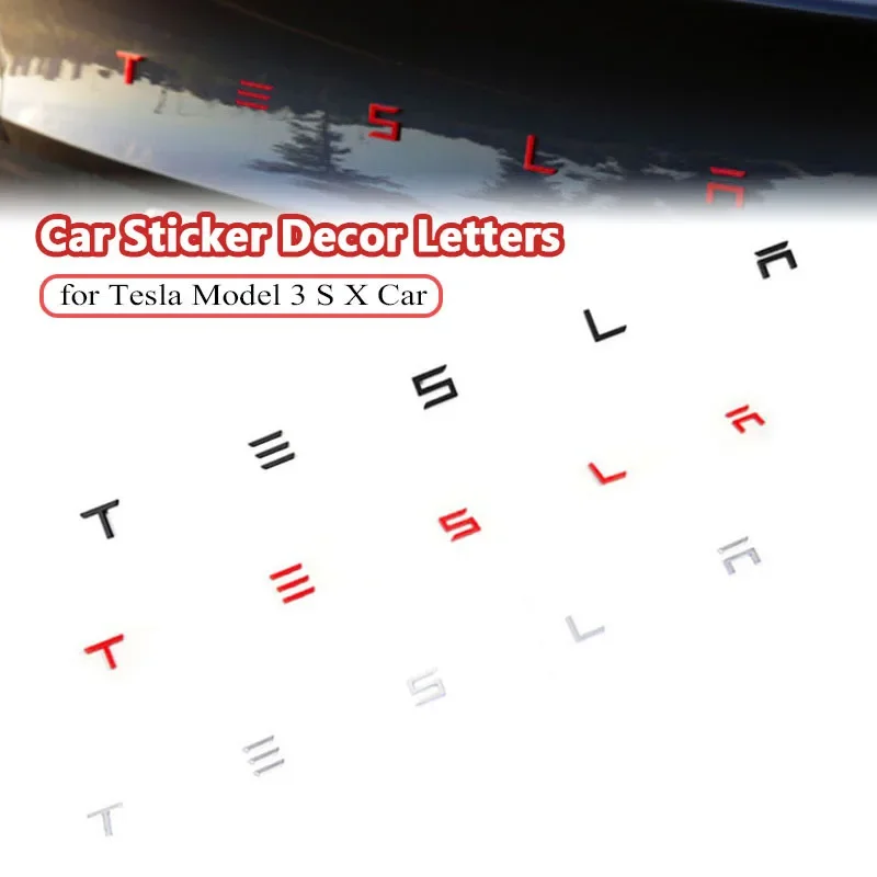 Emblema 3D Capó Tesla Model 3 Y S X