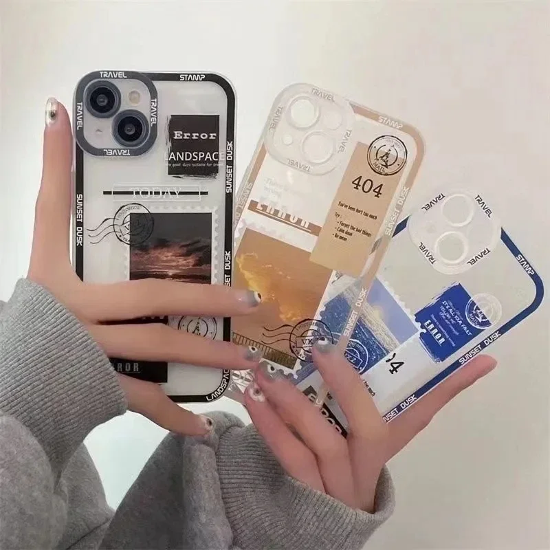Heart Print Phone Case For Iphone 6 S 6S 7 8 Plus 11 12 13 14 Pro Max 13 Mini 11 Cute Bear Soft TPU Cover Couple Coque Capas